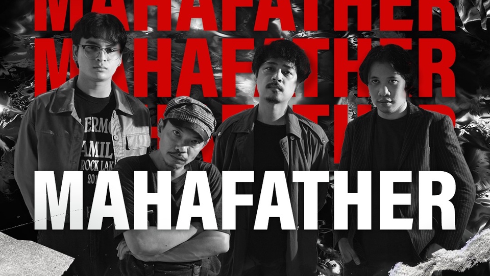 รับทำphotoshop แต่งรูปภาพวงดนตรี Mahafather ปรับแสงสี