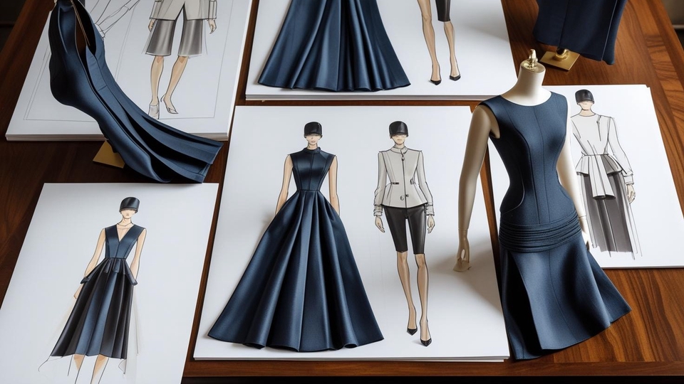 ออกแบบเสื้อผ้า ทั้งแบบวาดและโปรแกรมออกแบบ