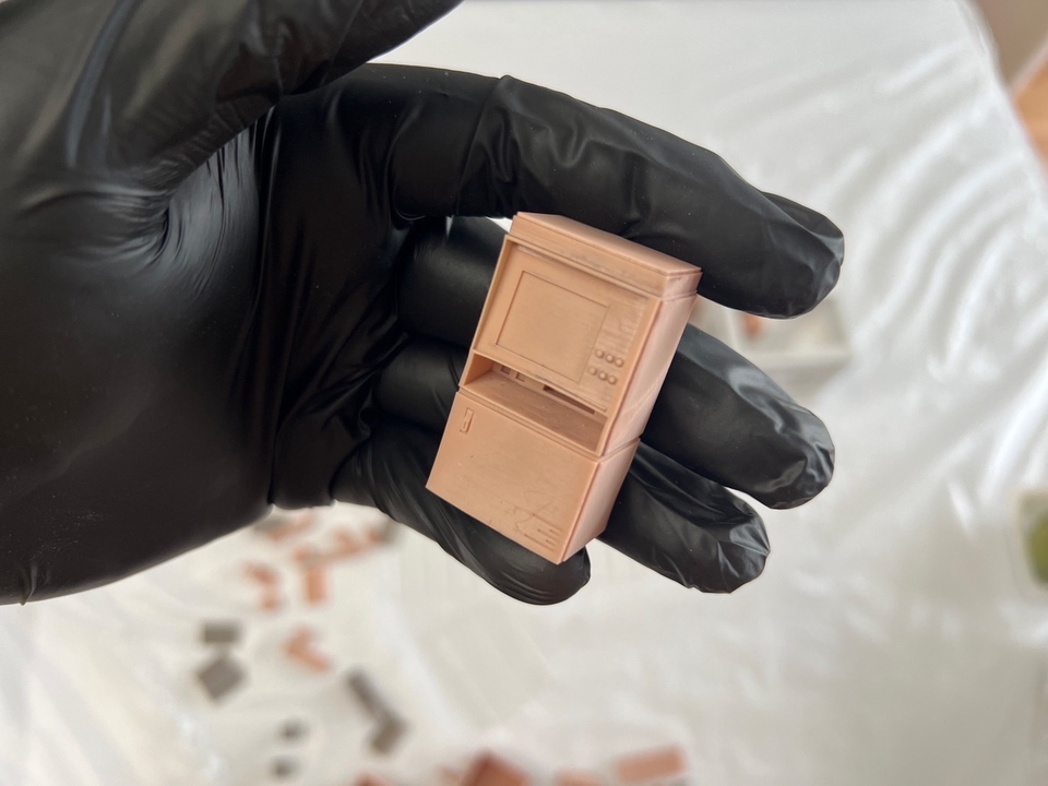 รับทำโมเดล3D โมเดลครัวขนาดเล็ก 3D packshot