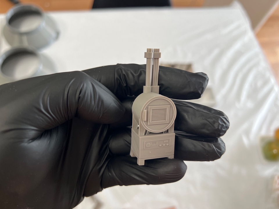 รับปั้นโมเดล3Dสินค้า แบบจำลองเตาเผา 3มิติ