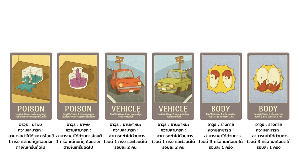 ออกแบบบอร์ดเกม - รับออกแบบภาพประกอบบอร์ดเกม - 5