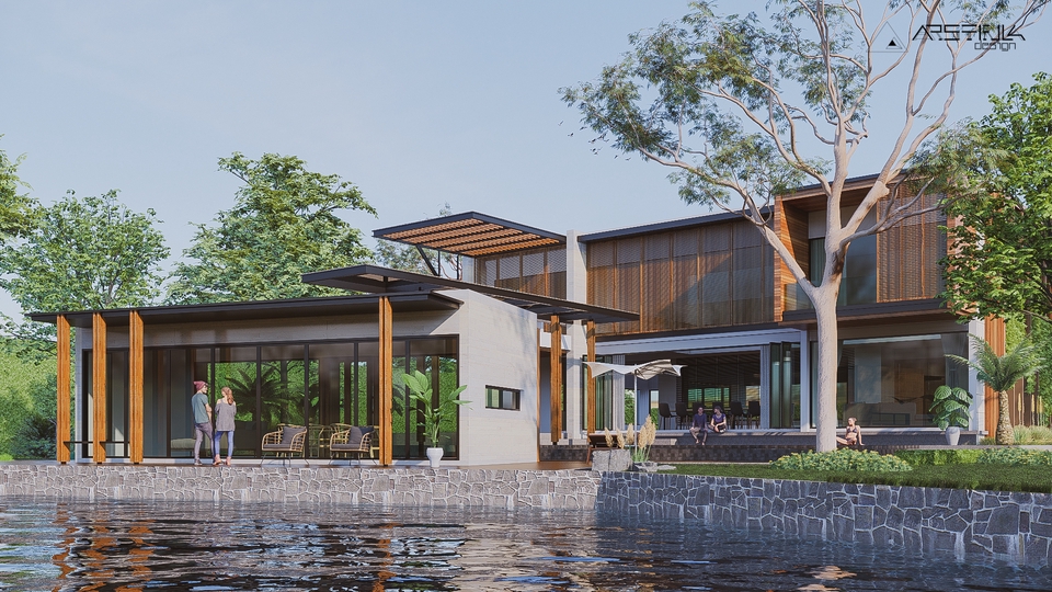 เขียนแบบวิศวกรรมและออกแบบโครงสร้าง - บ้านพักอาศัย 2 ชั้น ของ คุณจักรี - 3