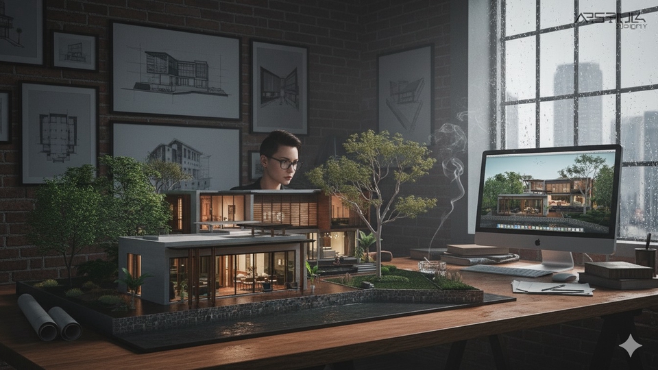 บ้านพักอาศัย 2 ชั้น ของ คุณจักรี นารีผล