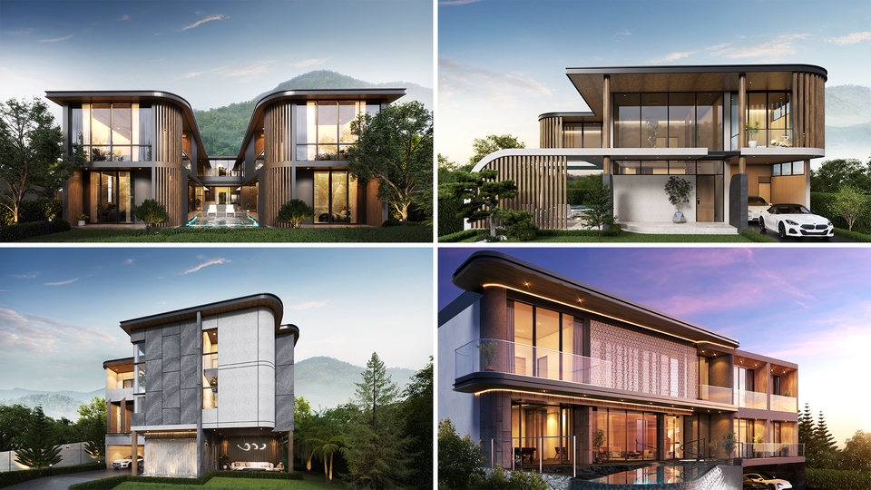 รับ Render 3D - รับทำภาพ 3D perspective ภายใน/ภายนอก เเละ 3D Animation - 4