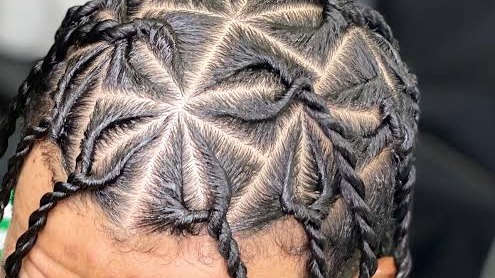 รับถักผมทรง twist braids (เฉพาะถัก)