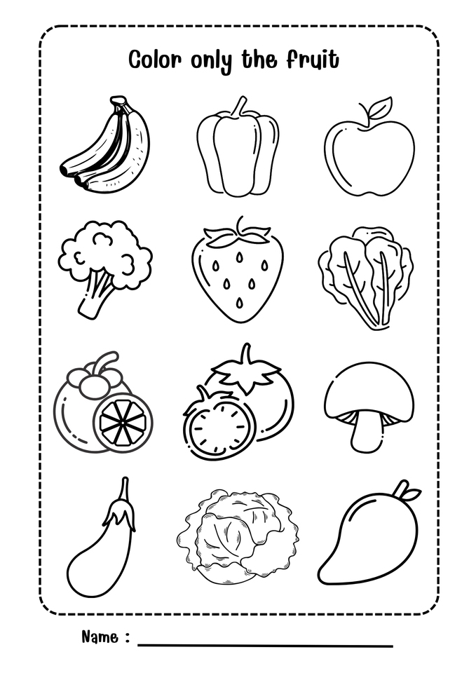 ทำสื่อการสอน - ใบงานสำหรับอนุบาล - 7