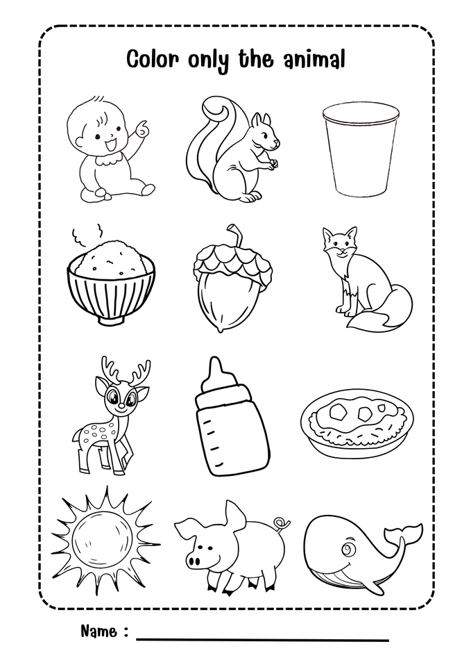 ทำสื่อการสอน - ใบงานสำหรับอนุบาล - 6