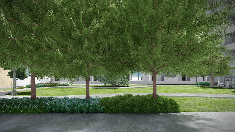 รับออกแบบภูมิทัศน์สวยงาม จัดสวนหน้าบ้านสไตล์โมเดิร์น