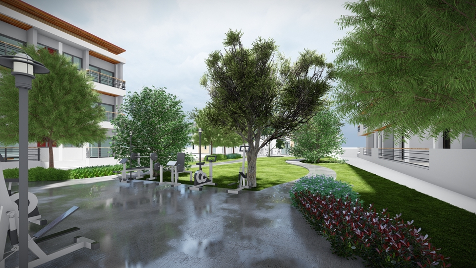 รับออกแบบภูมิทัศน์สวยงาม จัดสวนคอนโด สวนพักผ่อน