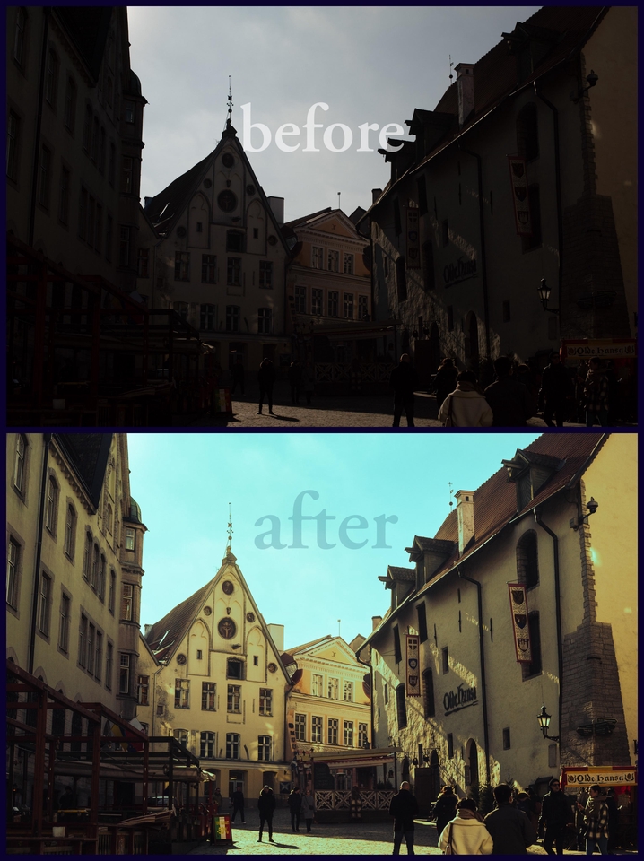 ตัวอย่างการแต่งโทนสีของภาพ