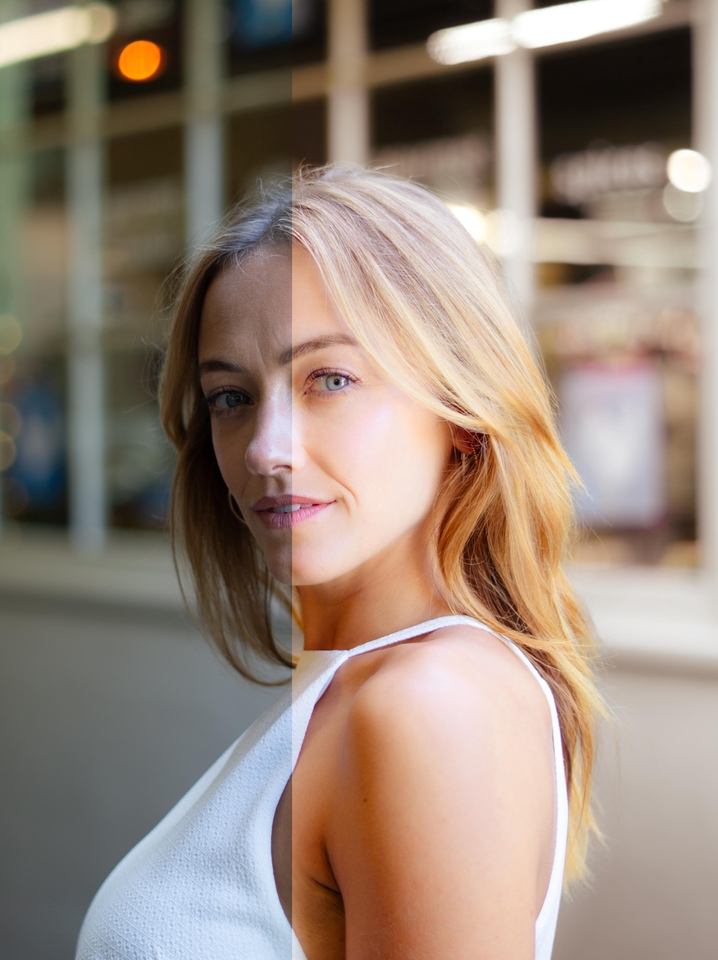 ตัวอย่างการแต่งโทนสีของภาพ