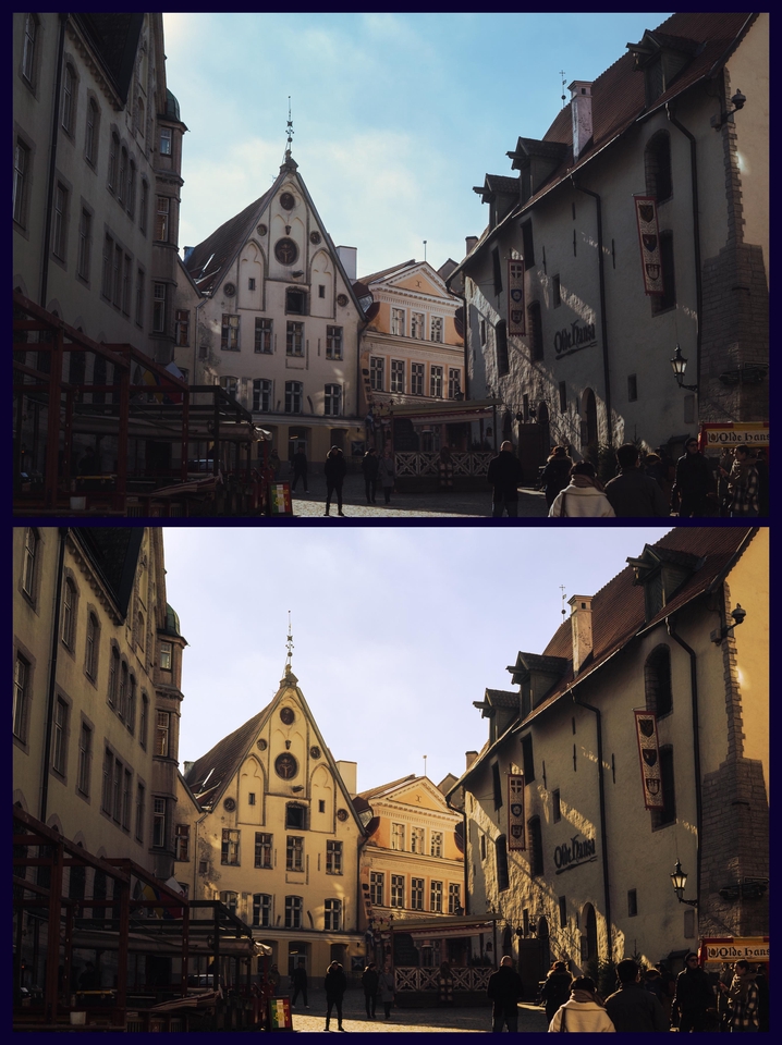 ตัวอย่างการแต่งโทนสีของภาพ