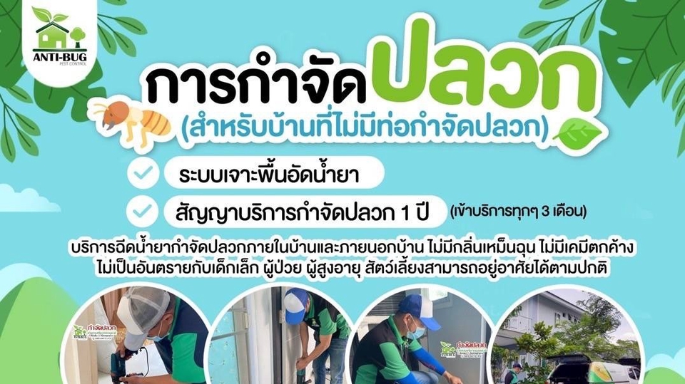 รับกำจัดปลวก มด แมลงสาบ ด้วยสารสกัดธรรมชาติ สำหรับชาวลำปาง แพร่