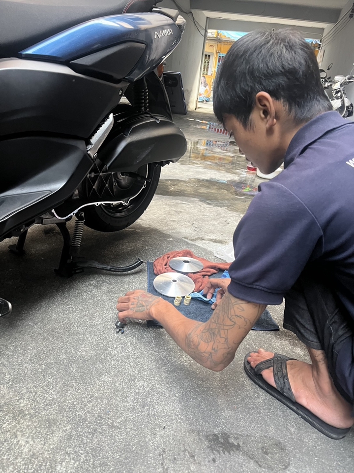 ซ่อมมอเตอร์ไซค์ - เปลี่ยนลูกปืนคอรถมอเตอร์ไซค์ - 3