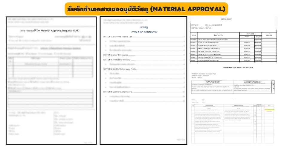 ตัวอย่างเอกสารแผนงานโครงการ เช่น Gantt Chart และ 3 Week Schedule สำหรับงานก่อสร้าง