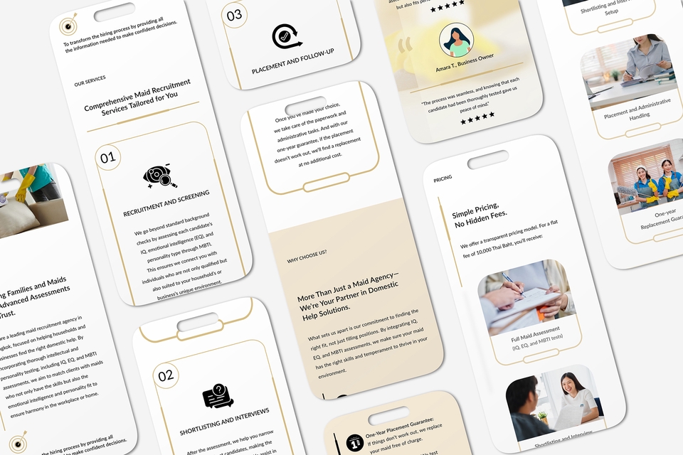 UX/UI Design for Web & App - ออกแบบ Minimal Modern Website สร้าง Web บน Wix Platform - 15