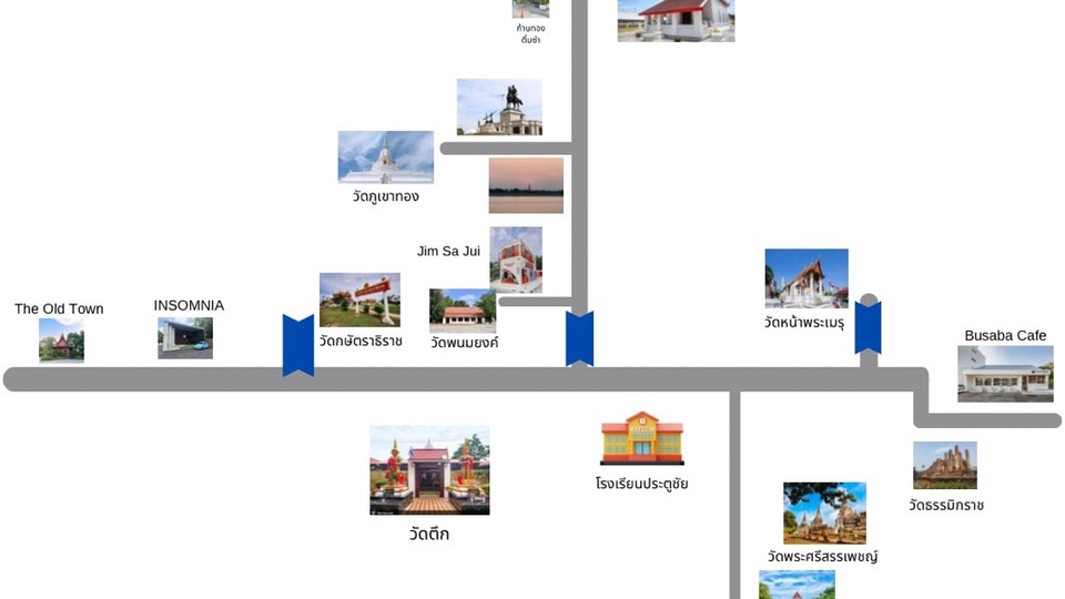 รับออกแบบแผนที่ร้านค้าและสถานที่ท่องเที่ยวเชียงใหม่