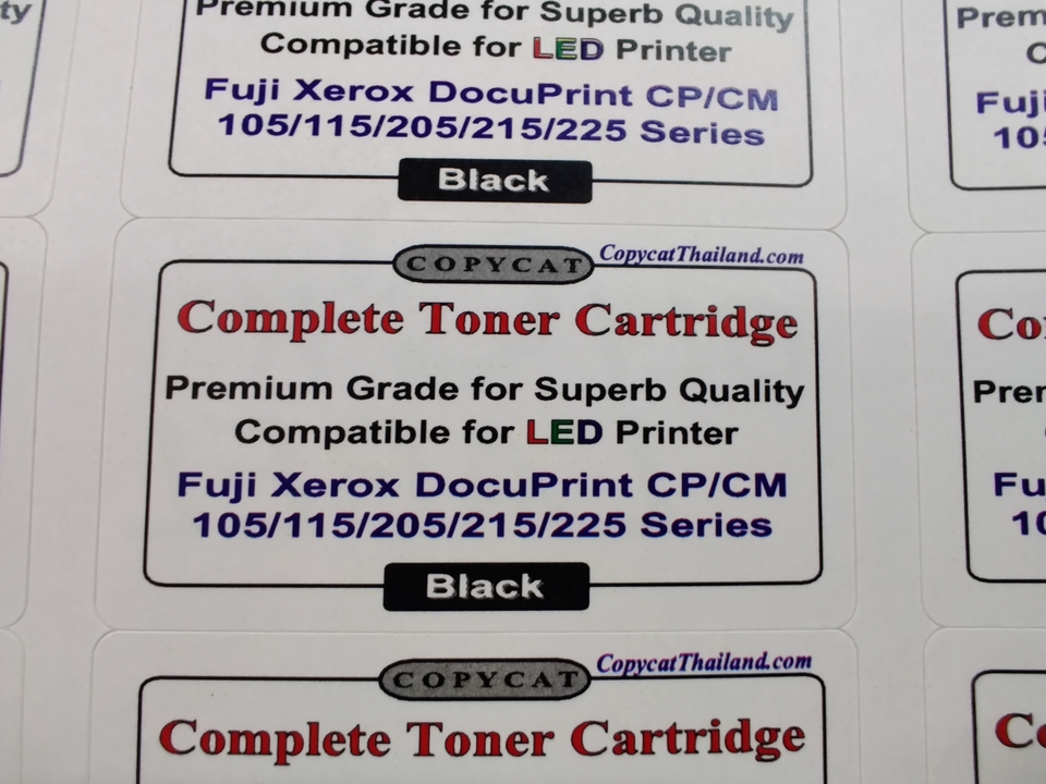 สติกเกอร์กระดาษไดคัทผิวด้าน ขนาด 55x30 มม. สามารถลอกออกมาแปะสินค้าได้ทันที
สวยงาม สะดวก รวดเร็ว