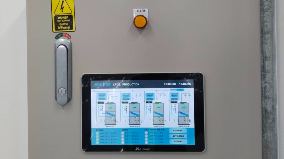 ตู้คอนโทรลวาล์วความเย็น รูปแบบ PID ซึ่งราคาขึ้นอยู่กับอุปกรณ์ที่ลูกค้ากำหนด หรือต้องการ