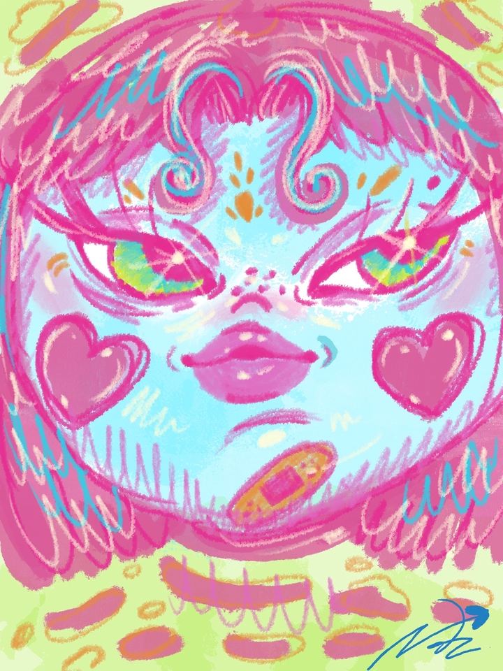 วาดภาพประกอบ - รับวาดงานดิจิตอล ลายผ้า ภาพตกแต่ง ครีเอทใหม่ทุกชิ้นค่ะ - 3