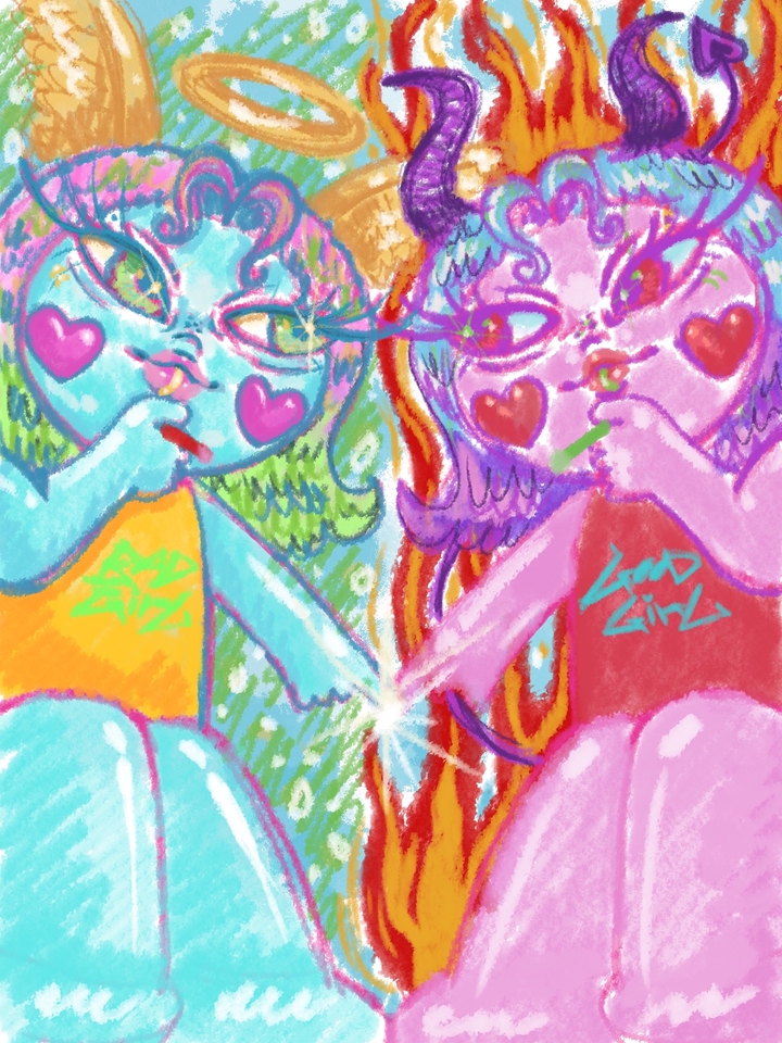 วาดภาพประกอบ - รับวาดงานดิจิตอล ลายผ้า ภาพตกแต่ง ครีเอทใหม่ทุกชิ้นค่ะ - 5