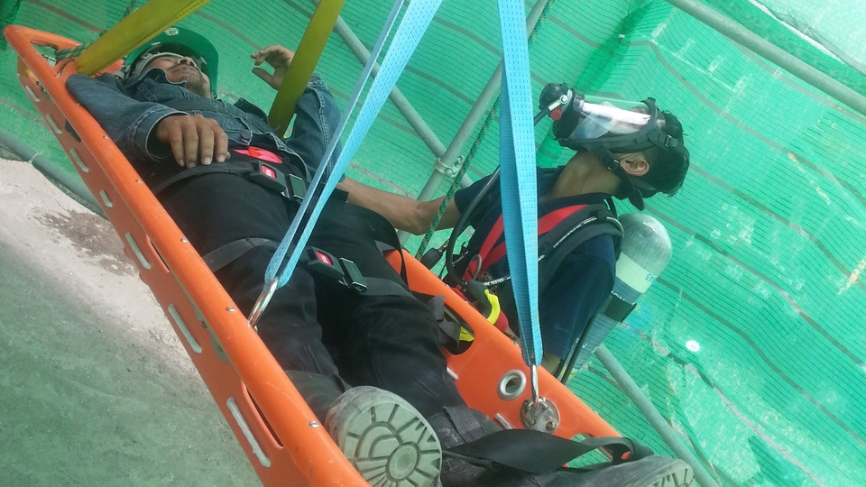 ภาพการฝึกซ้อมจำลองสถานการณ์