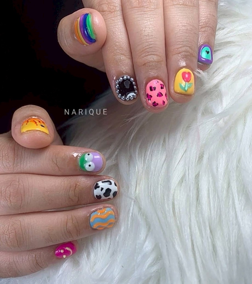 บริการทำเล็บที่บ้าน ลายน่ารักสดใส ช่างทำเล็บมืออาชีพ