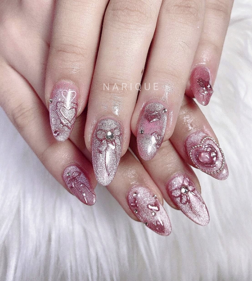 บริการทำเล็บที่บ้าน แต่งเล็บเจลน่ารัก