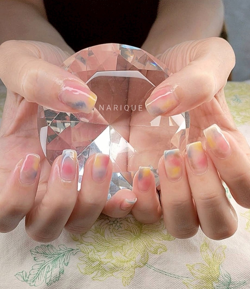 บริการทำเล็บที่บ้าน สีพาสเทล นุ่มละมุน