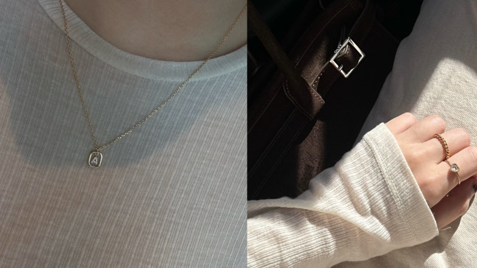 สไตล์ลิสส่วนตัว เครื่องประดับแฟชั่นผู้หญิง สร้อยคอแหวนทอง