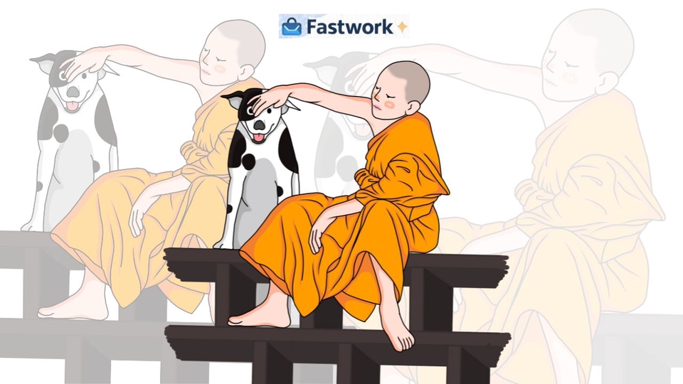 รับวาดภาพดิจิตอลเพ้นท์ สไตล์การ์ตูนสำหรับสื่อสิ่งพิมพ์ โฆษณา หรือการ์ดอวยพร น่ารัก ภาพการ์ตูน