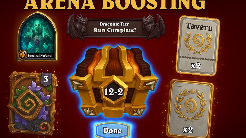 รับกด Arena เกมส์ Heartstone สำหรับคนที่ไม่มีเวลา