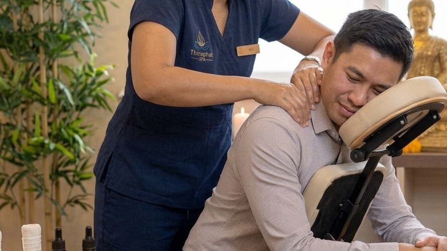 นวด - จารุภา massage : นวดคอบ่าไหล่ 60 นาที ลาดพร้าว พระราม 9 ห้วยขวาง เพชรบุรี อโศก ฯลฯ - 2