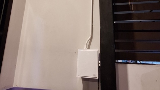 เต้ารับนอกบ้านพร้อมกล่องกันน้ำ เปิด-ปิด ได้