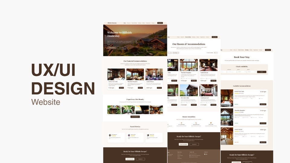 ออกแบบเว็บไซต์ UX UI สวยทันสมัย
