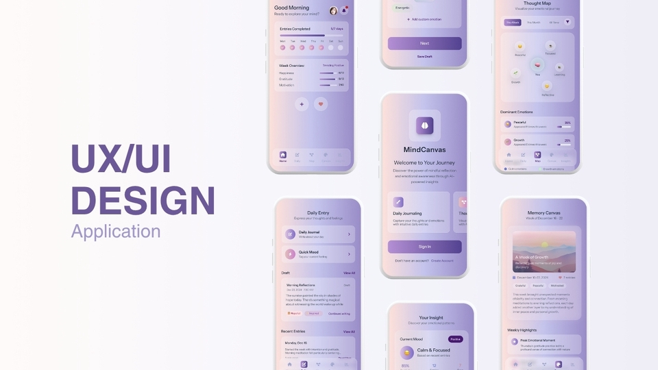 ออกแบบแอพพลิเคชั่น UX UI สวยงาม