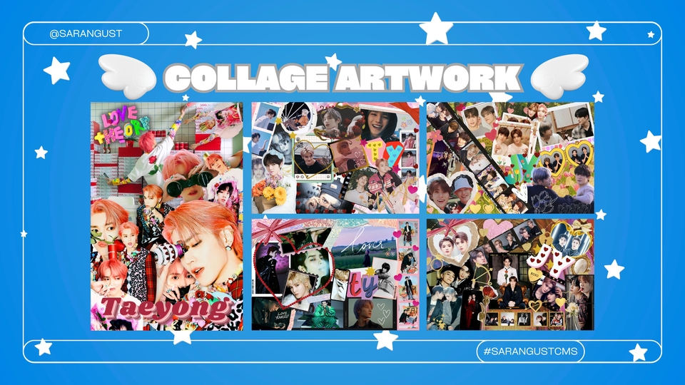 ทำ Giveaway - Giveaway Postcard / Wallpaper ( Collage ตัดเเปะ ) - 5