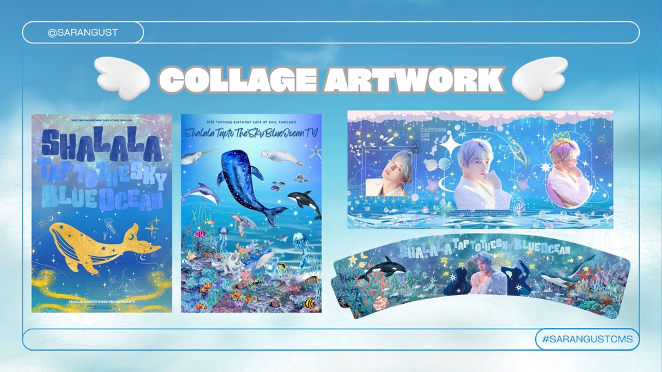 ทำ Giveaway - Giveaway Postcard / Wallpaper ( Collage ตัดเเปะ ) - 4