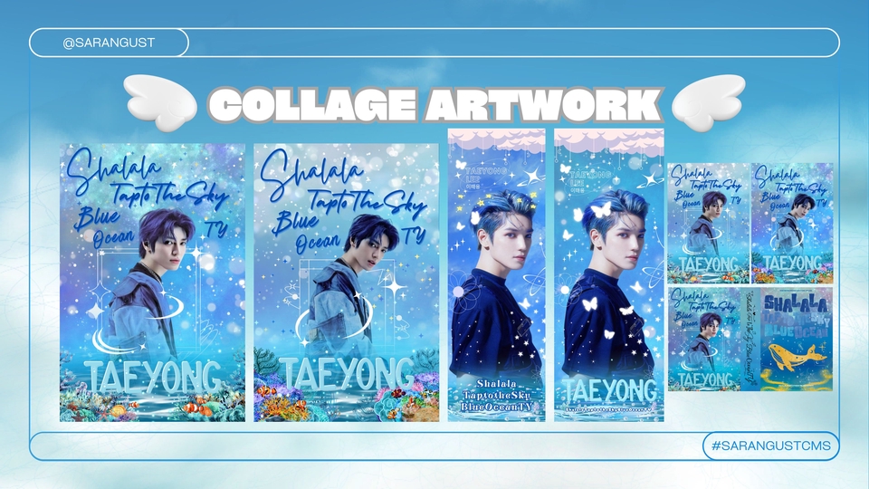 ทำ Giveaway - Giveaway Postcard / Wallpaper ( Collage ตัดเเปะ ) - 2