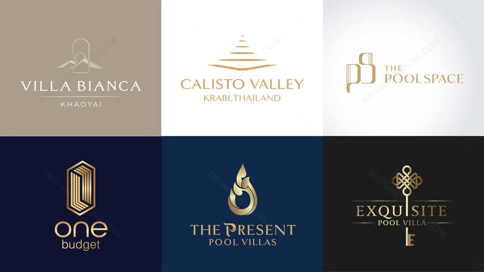 ออกแบบโลโก้หรูหราสไตล์มินิมอล