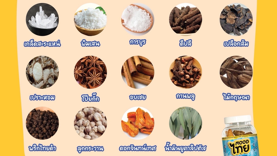 สมุนไพรไทยมากกว่า 14 ชนิด