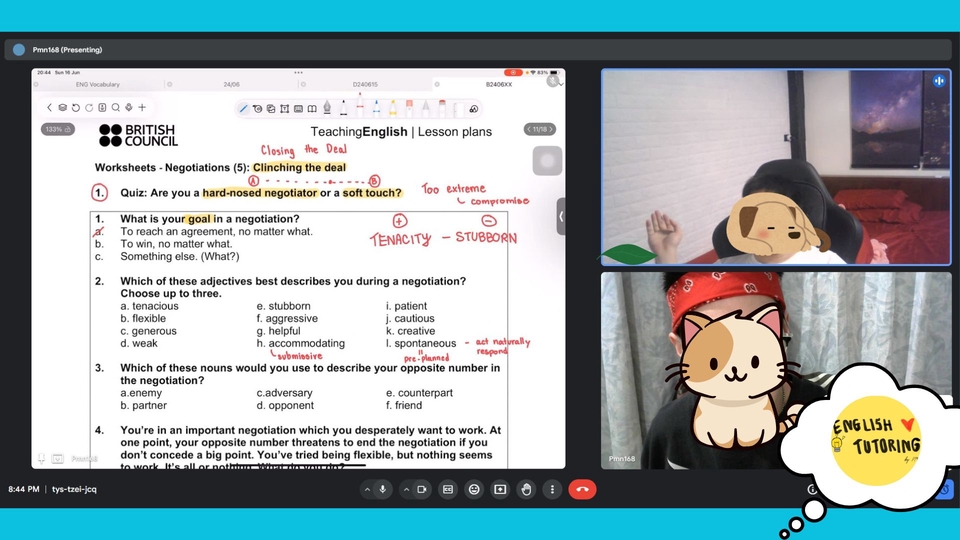 ครูสอนพิเศษภาษาอังกฤษออนไลน์ติวเตอร์ภาษาอังกฤษ