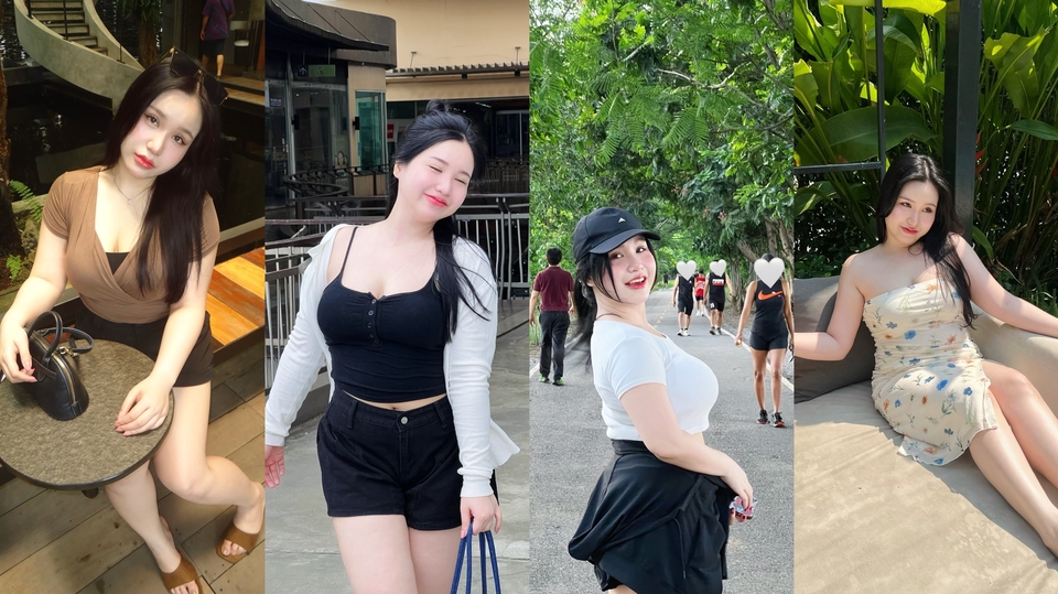 ถ่ายแบบเสื้อผ้าสาวอวบ