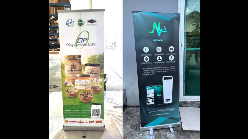 ป้ายโรลอัพราคาถูก พิมพ์คุณภาพสูง งานสวย