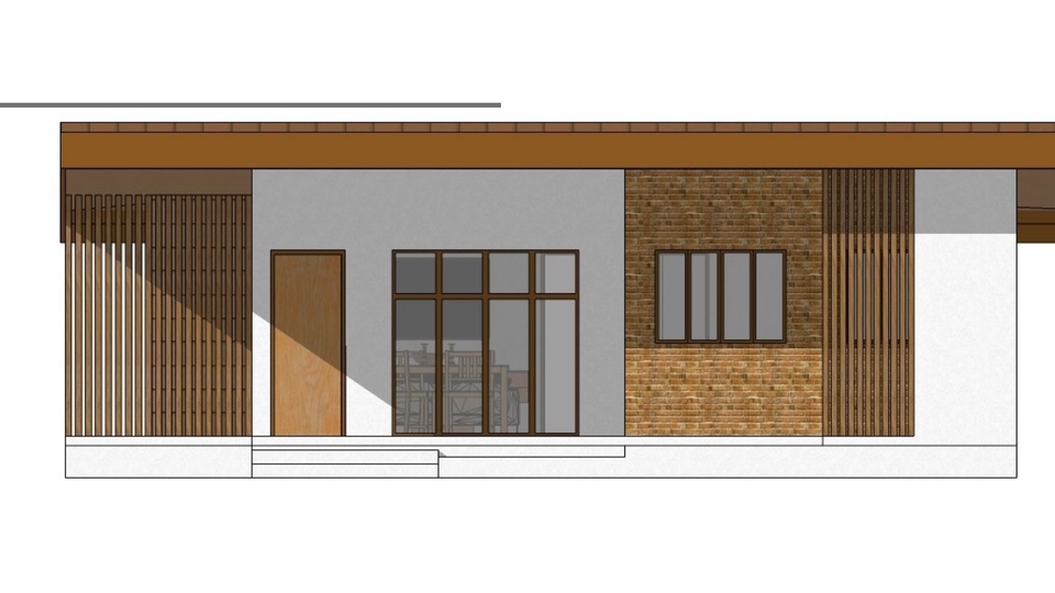 รับออกแบบบ้านสวยสไตล์โมเดิร์น  ออกแบบตกแต่งภายใน