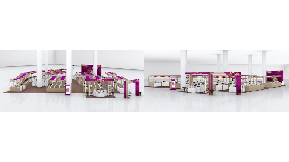 ทำโมเดล 3D - รับออกเเบบ 3D render perspective Even/Booth/Exhibition/Display/Stage - 4