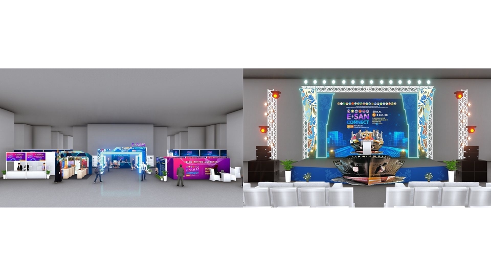 ทำโมเดล 3D - รับออกเเบบ 3D render perspective Even/Booth/Exhibition/Display/Stage - 5