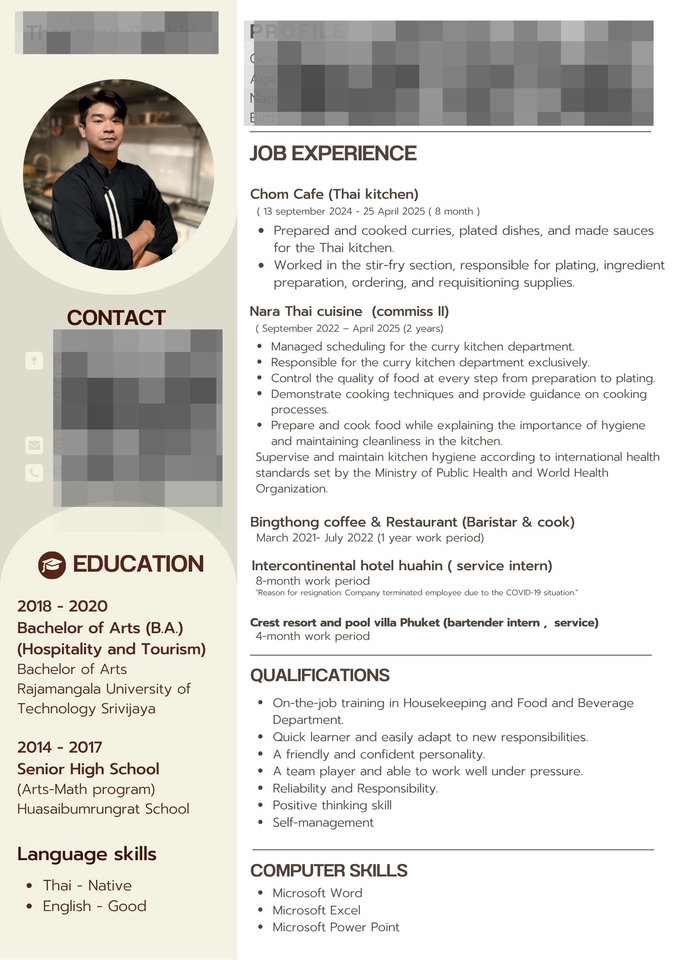ทำ Portfolio - รับทำ Resume แบบมืออาชีพ เริ่มต้น 250.- (ทั้งภาษาไทยและอังกฤษ) - 2