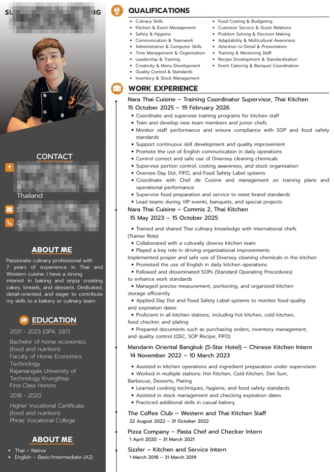 ทำ Portfolio - รับทำ Resume แบบมืออาชีพ เริ่มต้น 250.- (ทั้งภาษาไทยและอังกฤษ) - 3