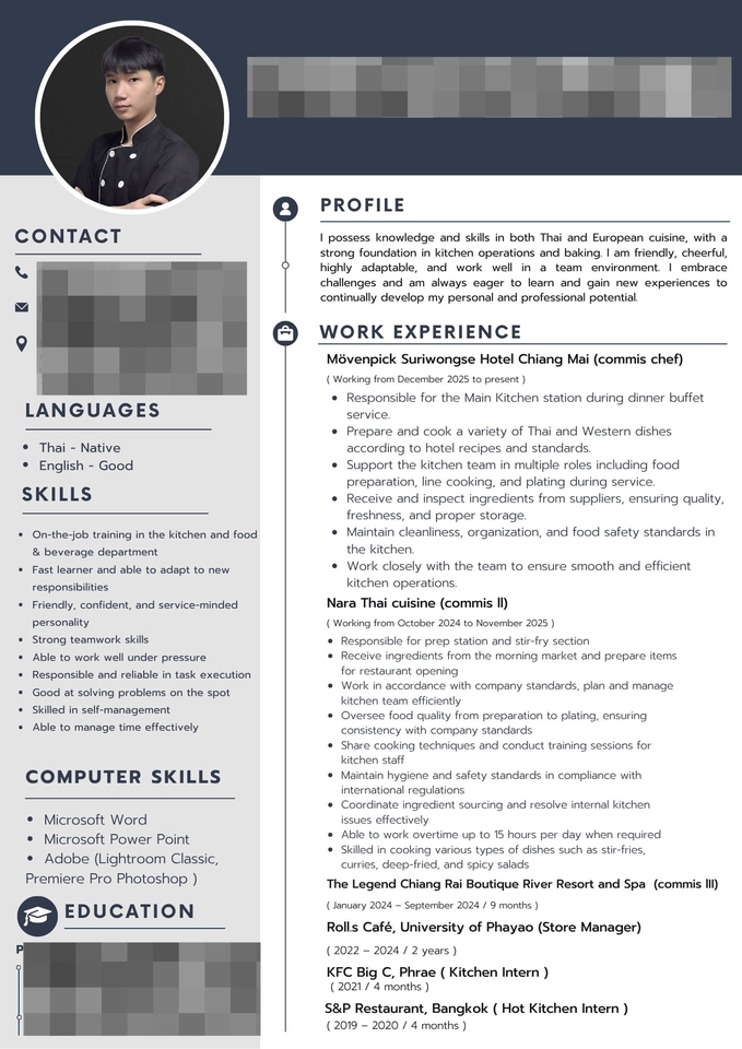 ทำ Portfolio - รับทำ Resume แบบมืออาชีพ เริ่มต้น 250.- (ทั้งภาษาไทยและอังกฤษ) - 4